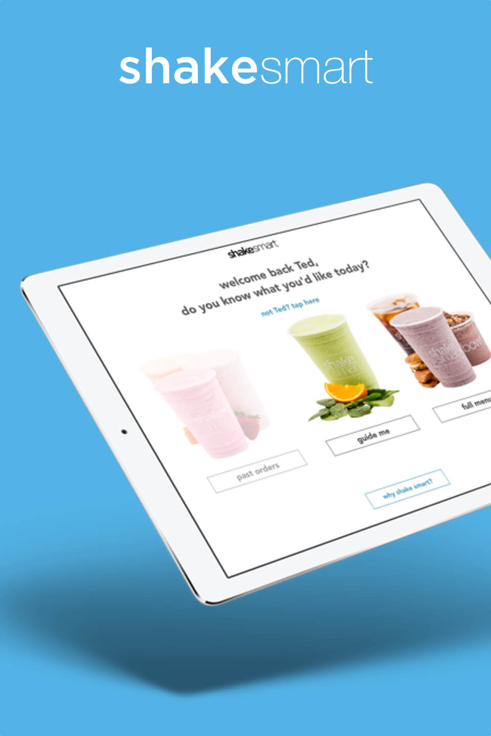 Shake Smart iPad Ordering